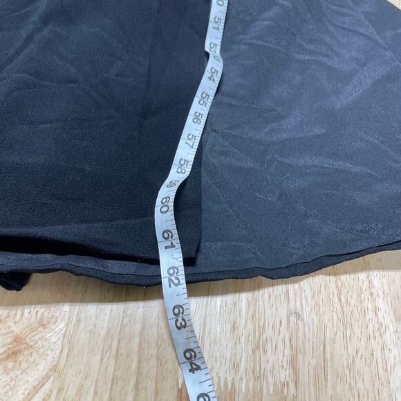 Dress The Population NWT Jordan Ruched Side Slit Gown Size XXS Black Maxi - Picture 9 of 11